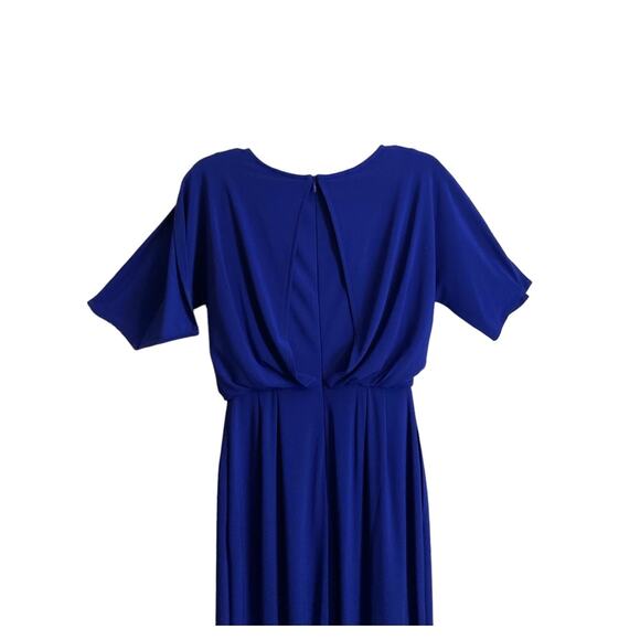 Vince Camuto Jumpsuit Women's Size 0 Blouson Blue Wide Leg Stretch Pockets - Picture 10 of 14